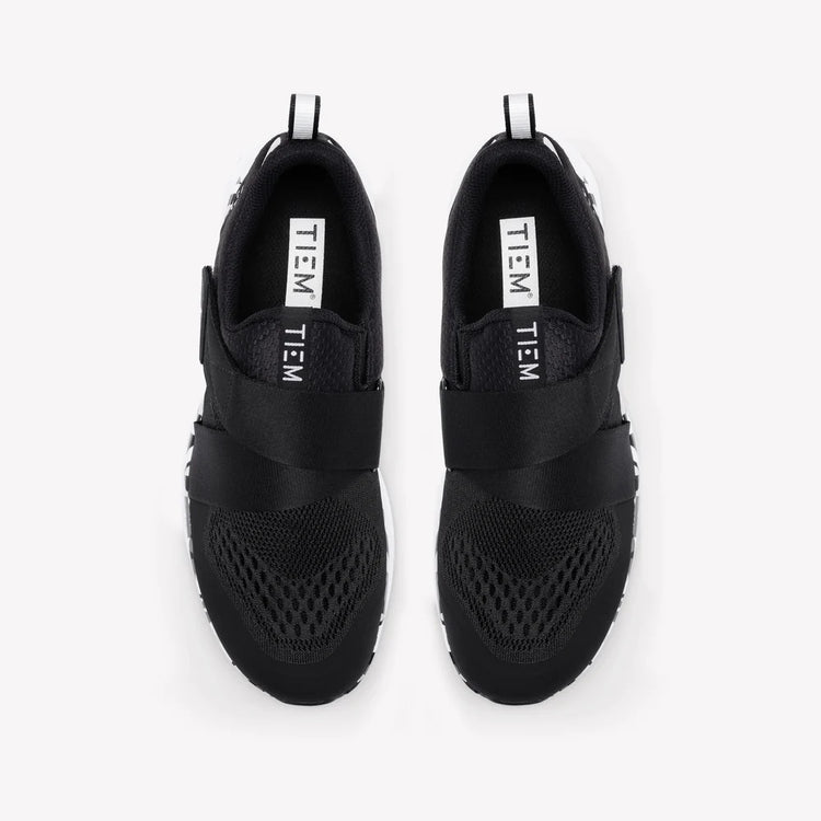 TIEM SLIPSTREAM - BLACK BLACK INDOOR AND OUTDOOR CYCLING SHOES