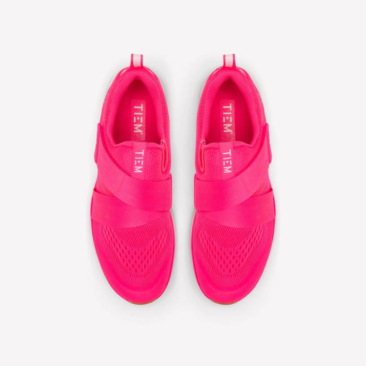 TIEM SLIPSTREAM - KNOCKOUT PINK INDOOR AND OUTDOOR CYCLING SHOES