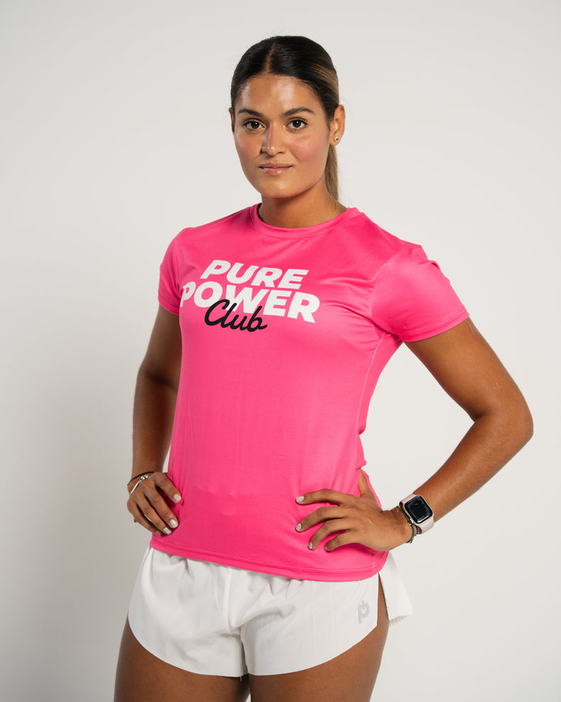 Comfort "Purepower Club" Women's T-Shirt Pink