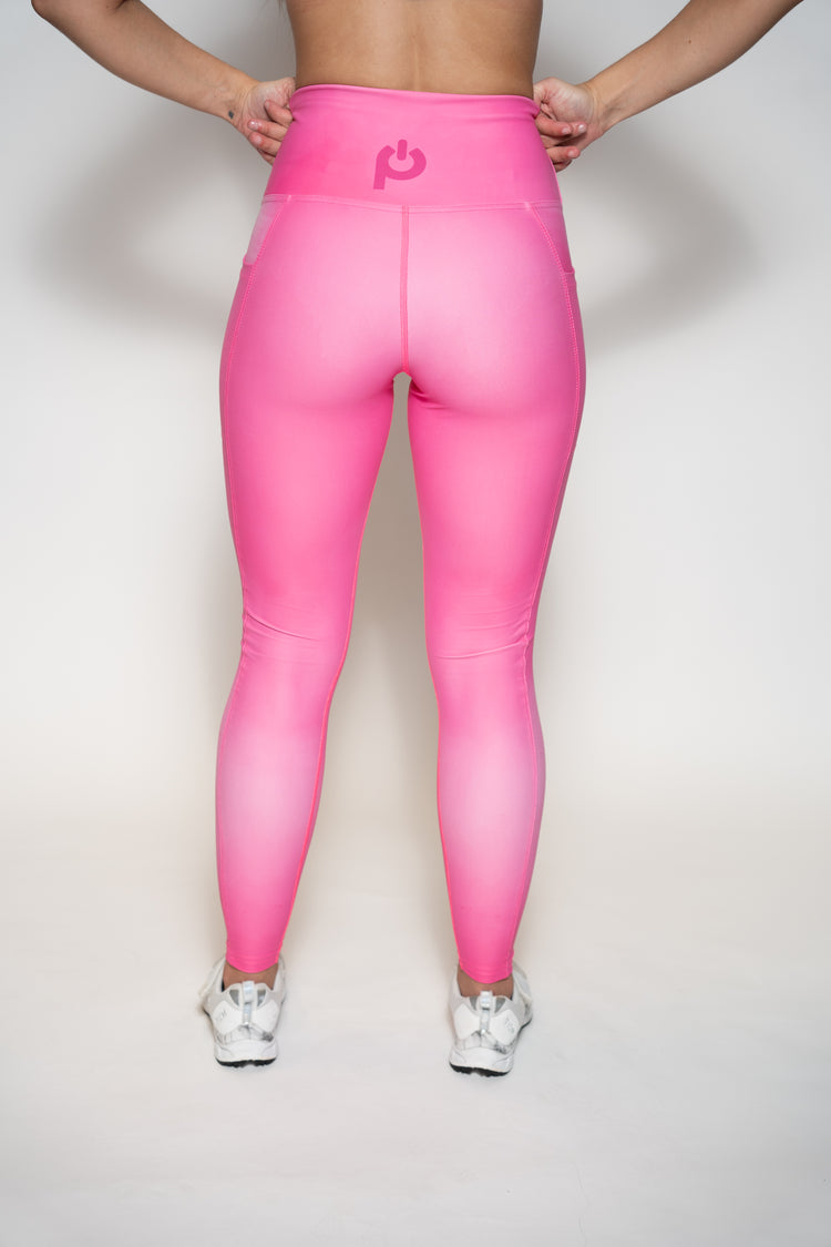 Comfort High Waist Legging Solid Pink