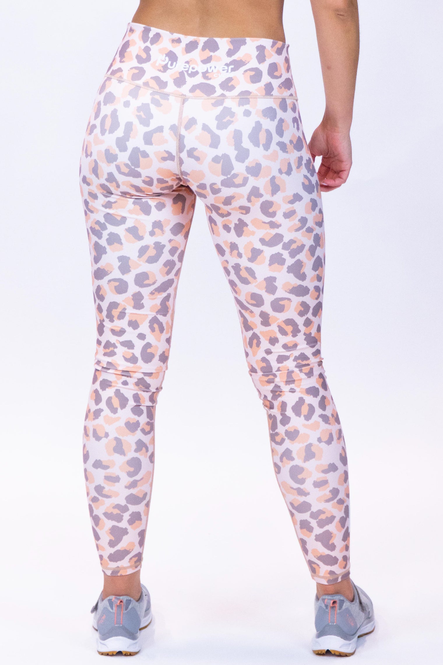 Performance High Waist Leggings Cheetah Blush