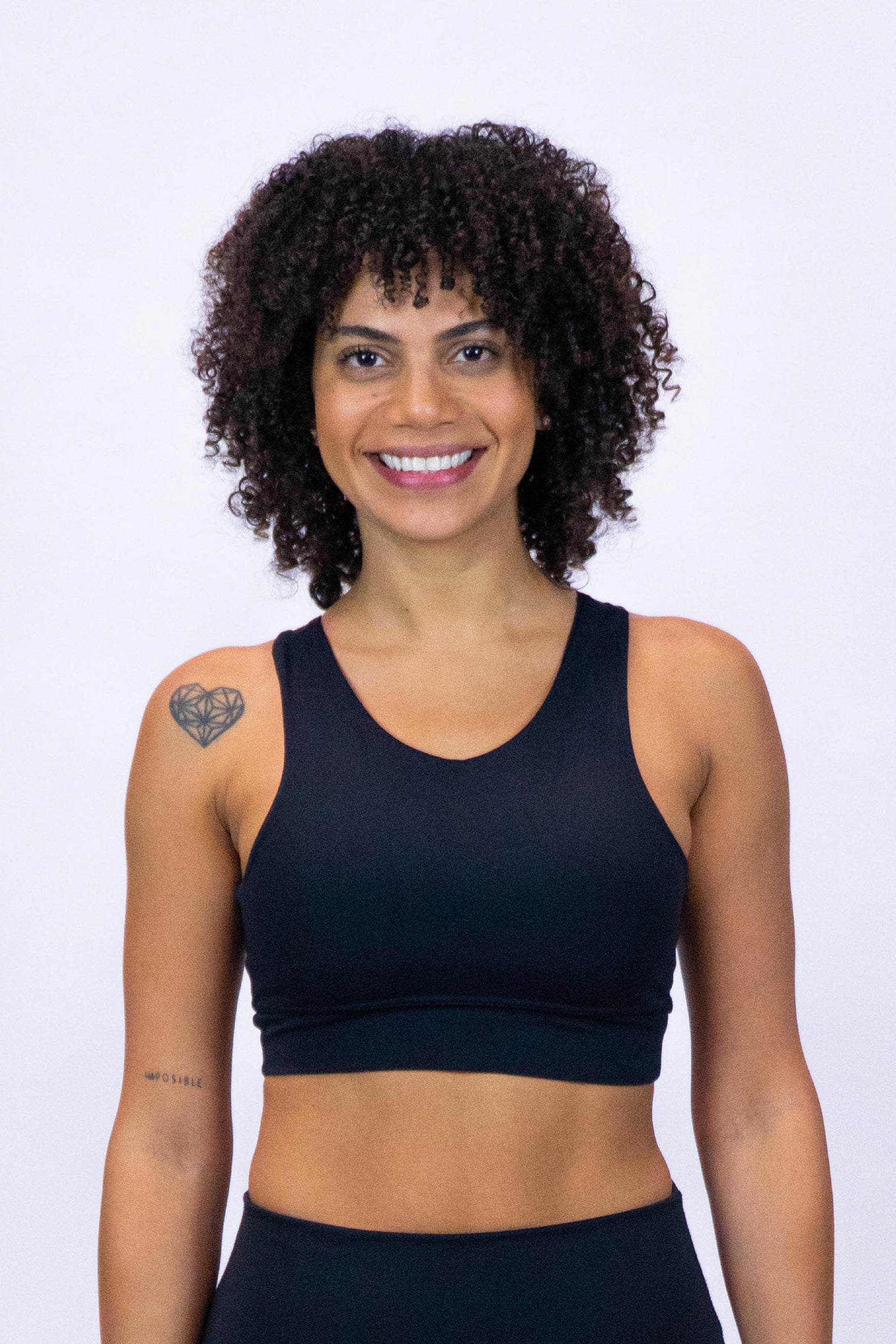 Comfort Sports Bra Solid Black