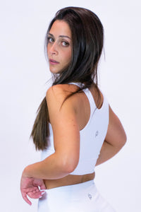 Comfort Sports Bra Solid White