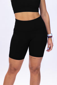 Comfort Biker Short Solid Black