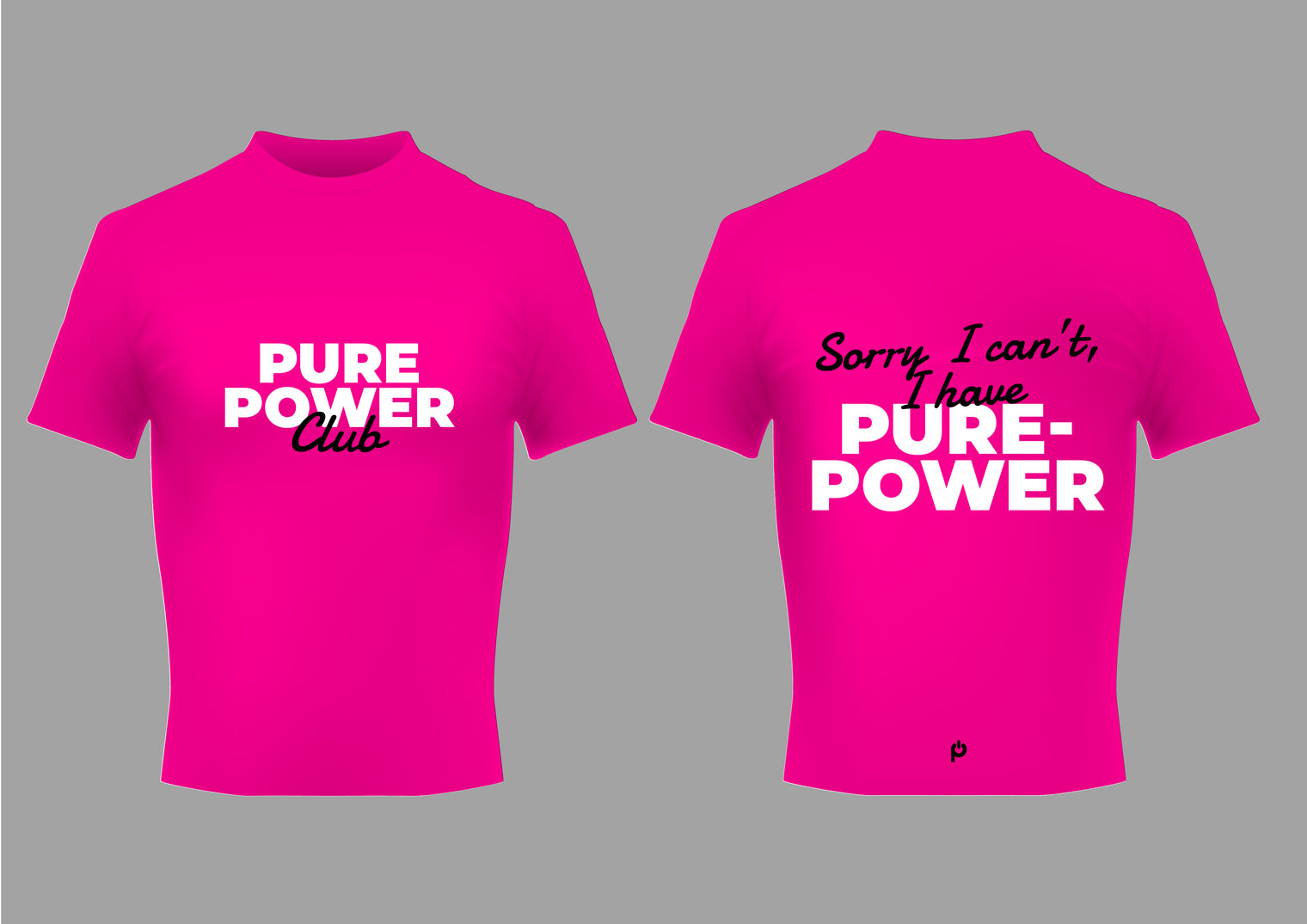 Comfort Men's "Purepower Club" T-Shirt Pink