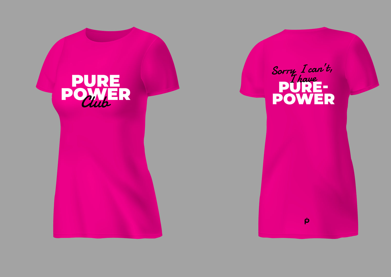 Comfort "Purepower Club" Women's T-Shirt Pink