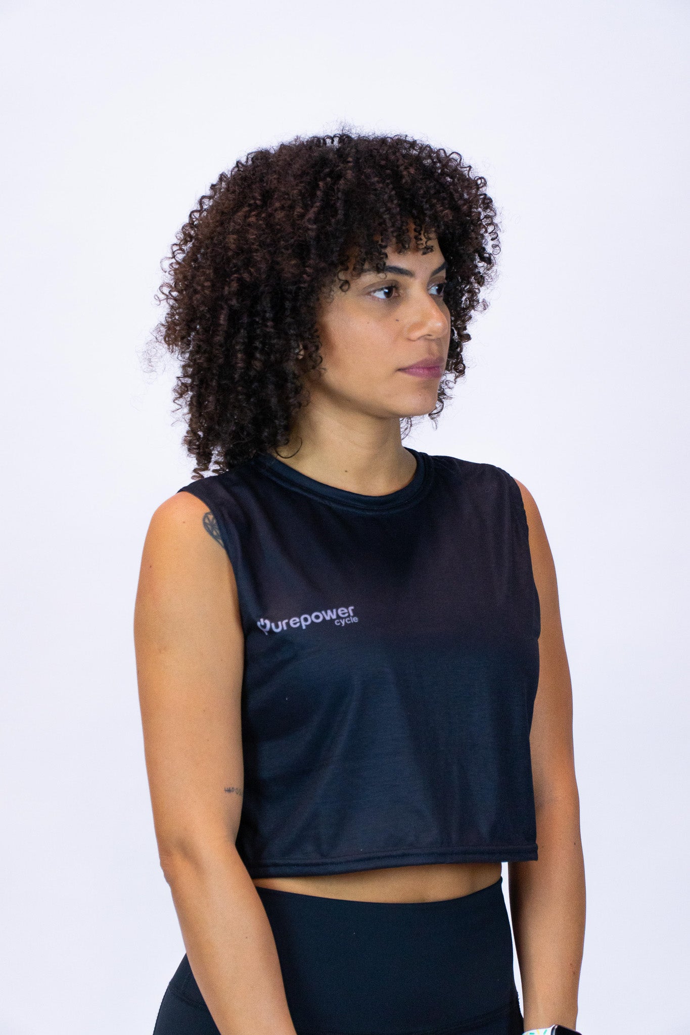 Purepower CROP TOP BLACK