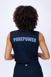 Purepower CROP TOP BLACK