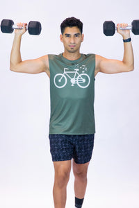 Men's Light Sleeveless Tee Green