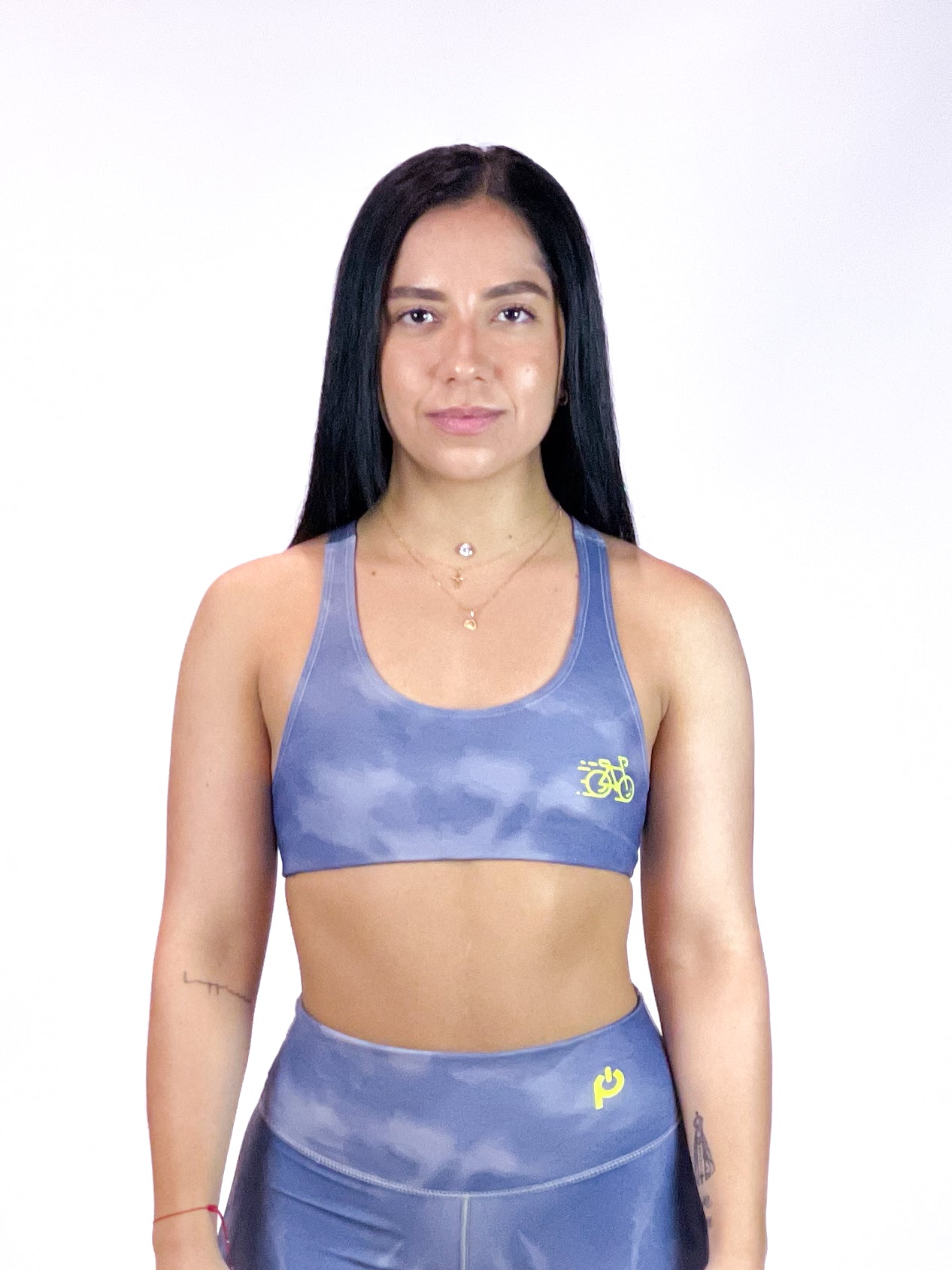 Impact Sports Bra Tie Dye Gray