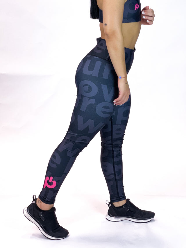 Performance High Waist Leggings Bold Charcoal