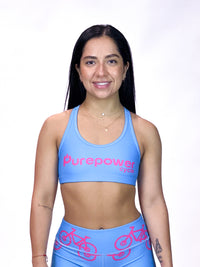 Impact Sports Bra PUREPOWER Blue/Pink