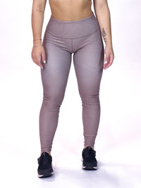 Performance High Waist Leggings Light Brown