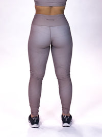 Performance High Waist Leggings Light Brown