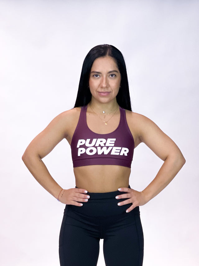 Impact Sports Bra PUREPOWER Wine