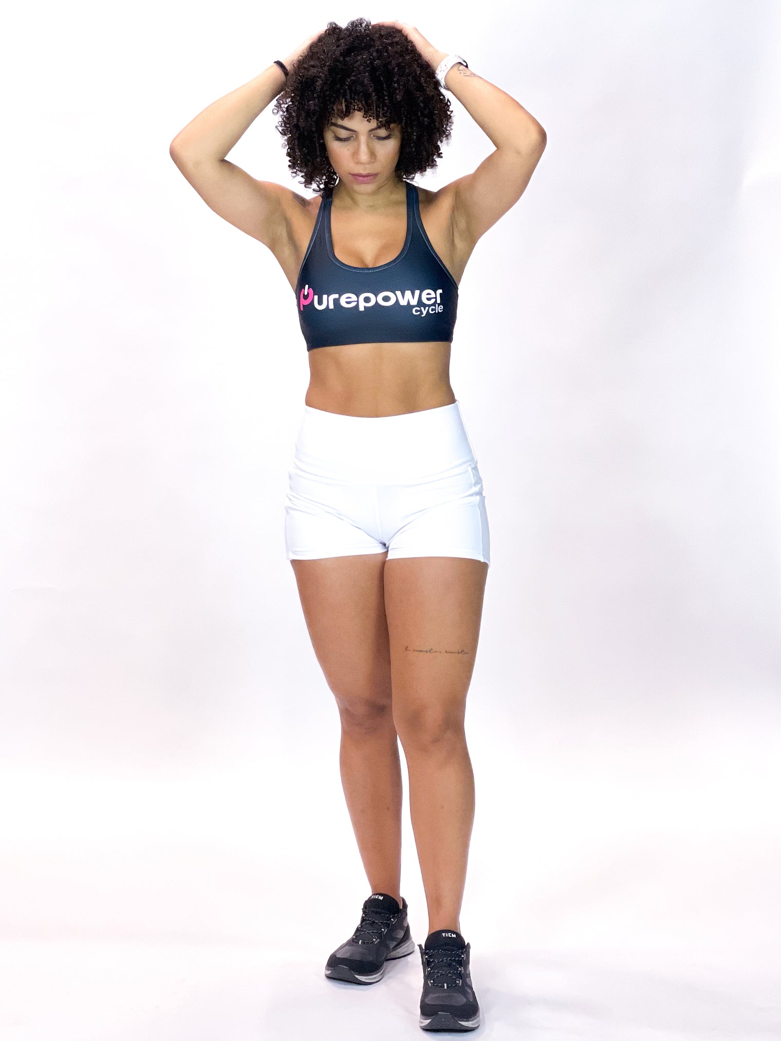 Impact Sports Bra "PUREPOWER" Black/White