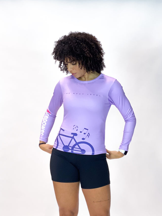 Women's UPF 50+ Long Sleeve Lilac "TNL"