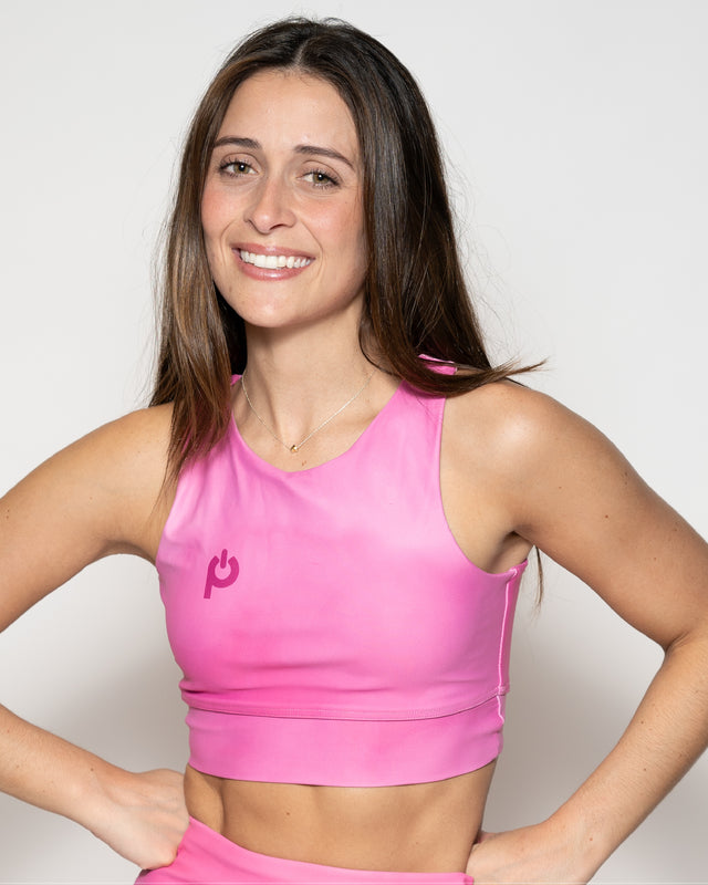 Comfort Sports Bra Solid Pink