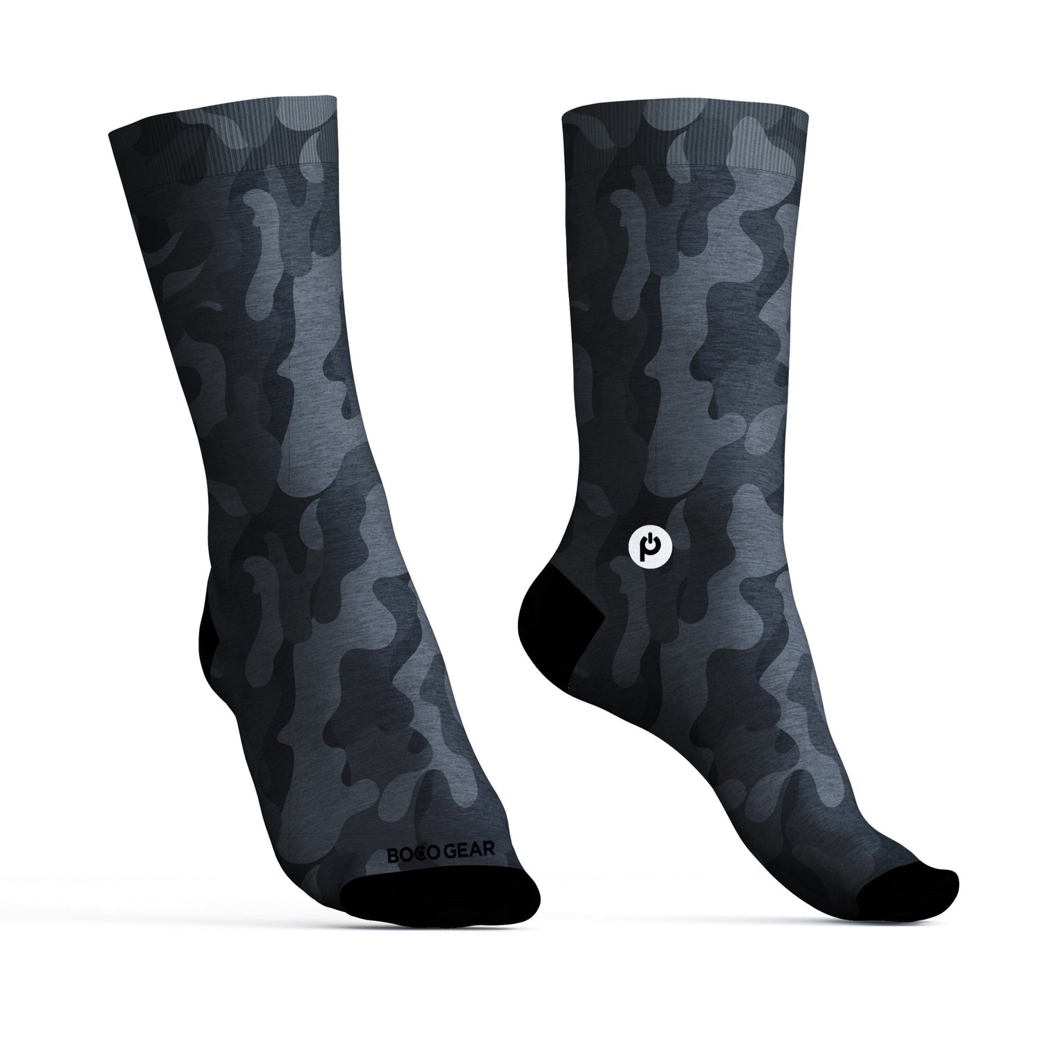 Crew Socks "Black Camo"