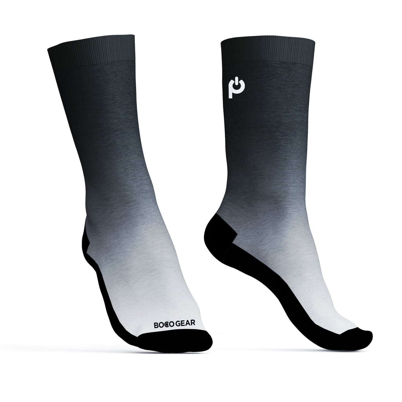 Crew Socks "Black Fade"