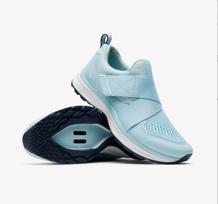 TIEM SLIPSTREAM - Sky Blue/Navy  INDOOR AND OUTDOOR CYCLING SHOES