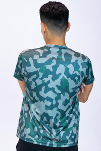 Purepower Men T-Shirt Green Camo