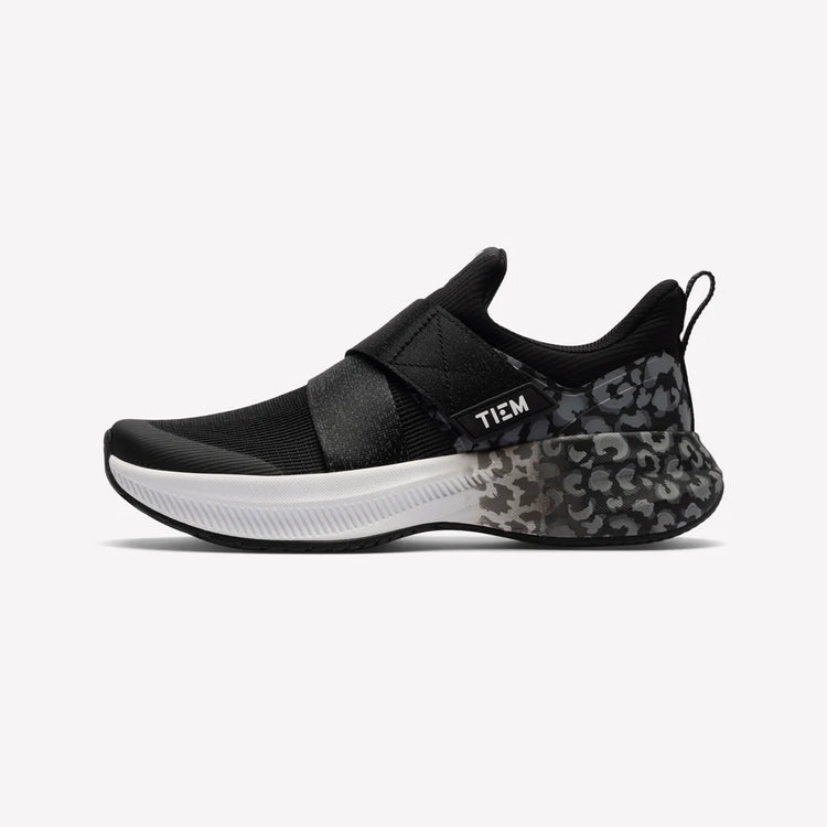 Tiem Lynx Cycling shoes - Black Leopard
