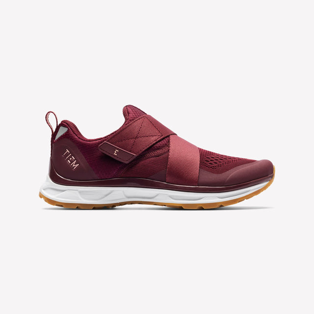 TIEM SLIPSTREAM - BURGUNDY DAHLIA INDOOR AND OUTDOOR CYCLING SHOES