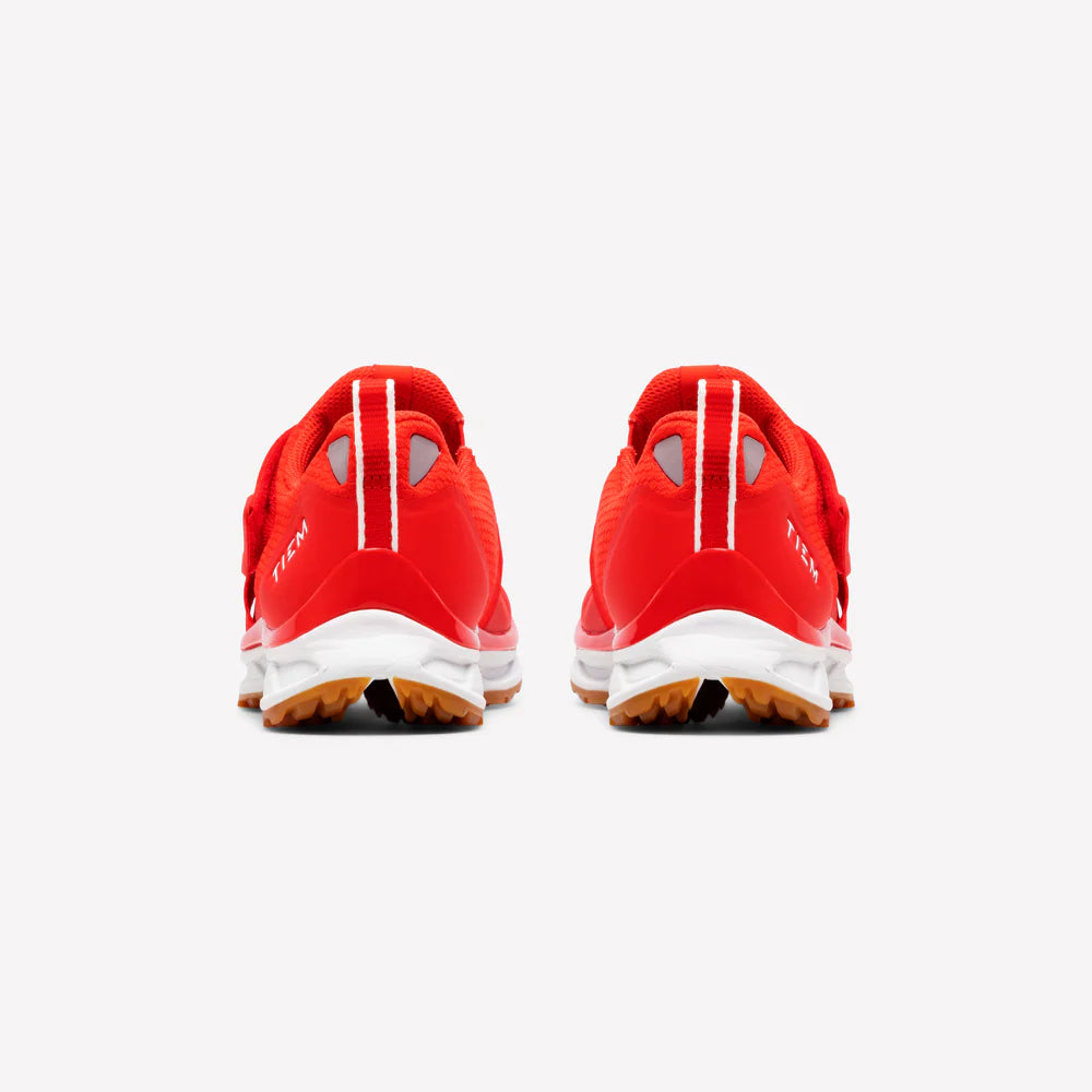 TIEM SLIPSTREAM - SOLAR RED INDOOR AND OUTDOOR CYCLING SHOES