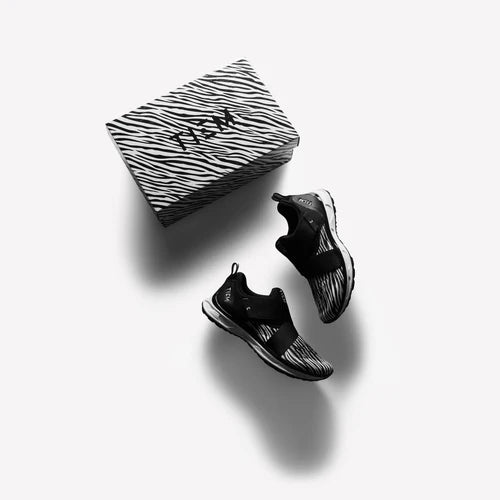 TIEM SLIPSTREAM - ZEBRA INDOOR AND OUTDOOR CYCLING SHOES