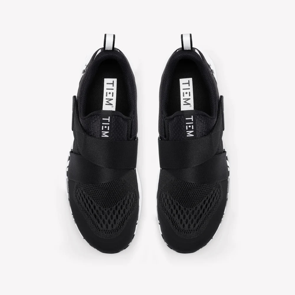 TIEM SLIPSTREAM - BLACK BLACK INDOOR AND OUTDOOR CYCLING SHOES