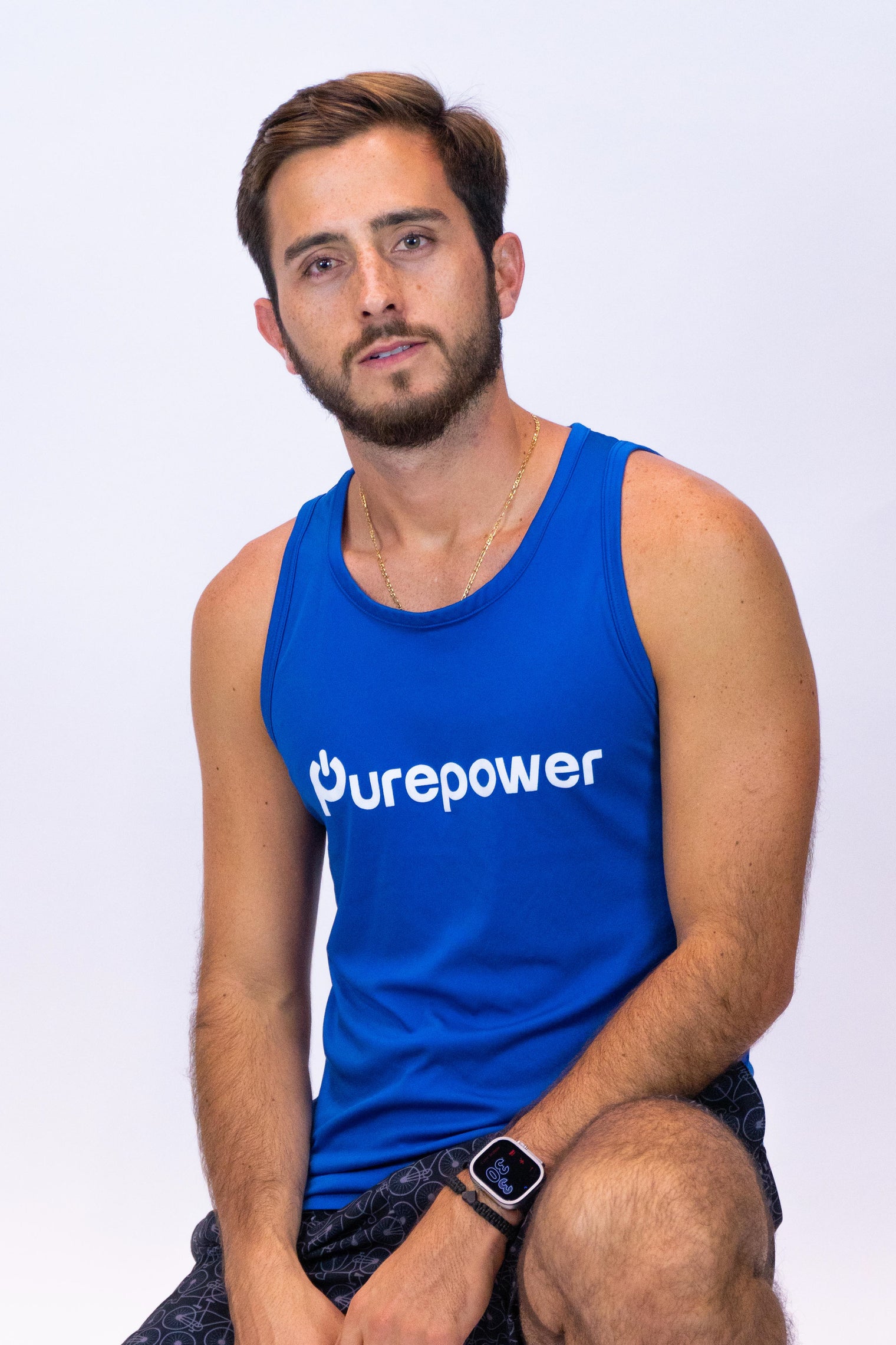 Comfort Men's Tank Top Blue