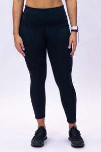 Comfort High Waist Legging Solid Black