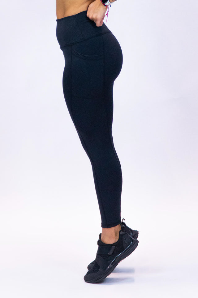 Comfort High Waist Legging Solid Black