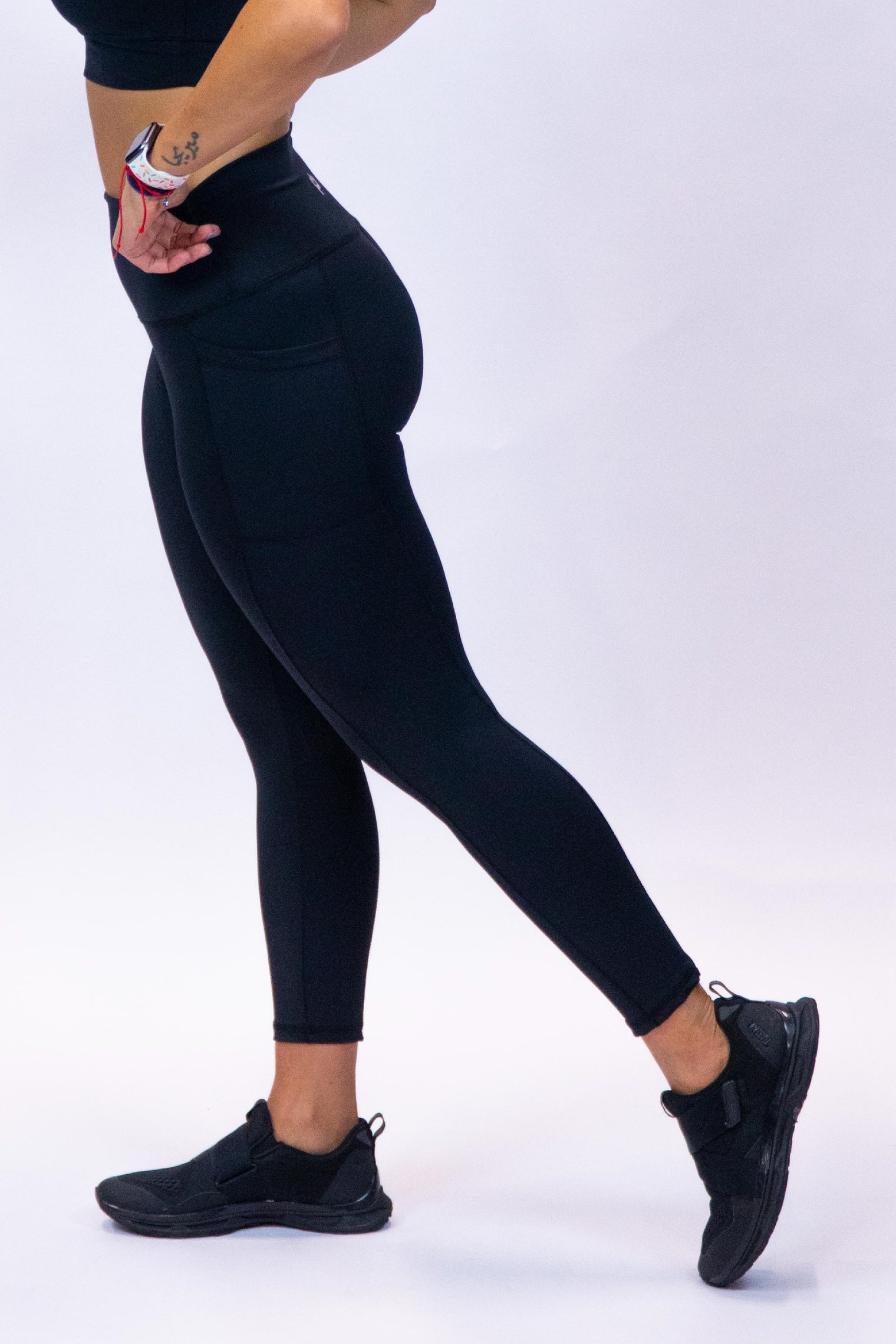 Comfort High Waist Legging Solid Black