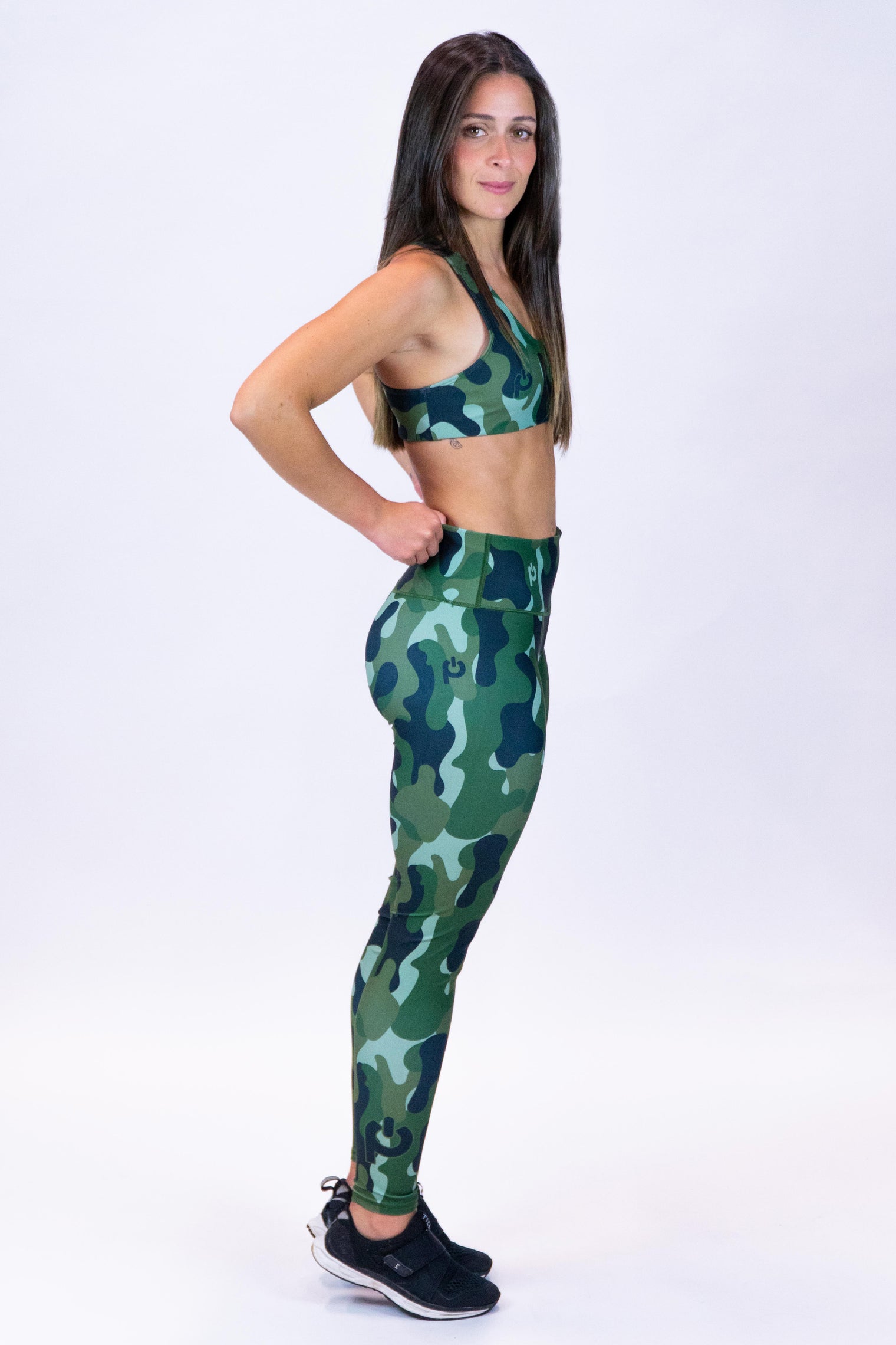 Impact Sports Bra Green Camo