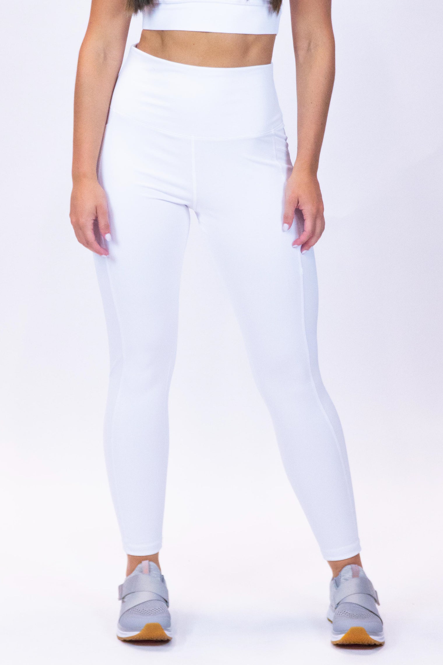 Comfort High Waist Legging Solid White