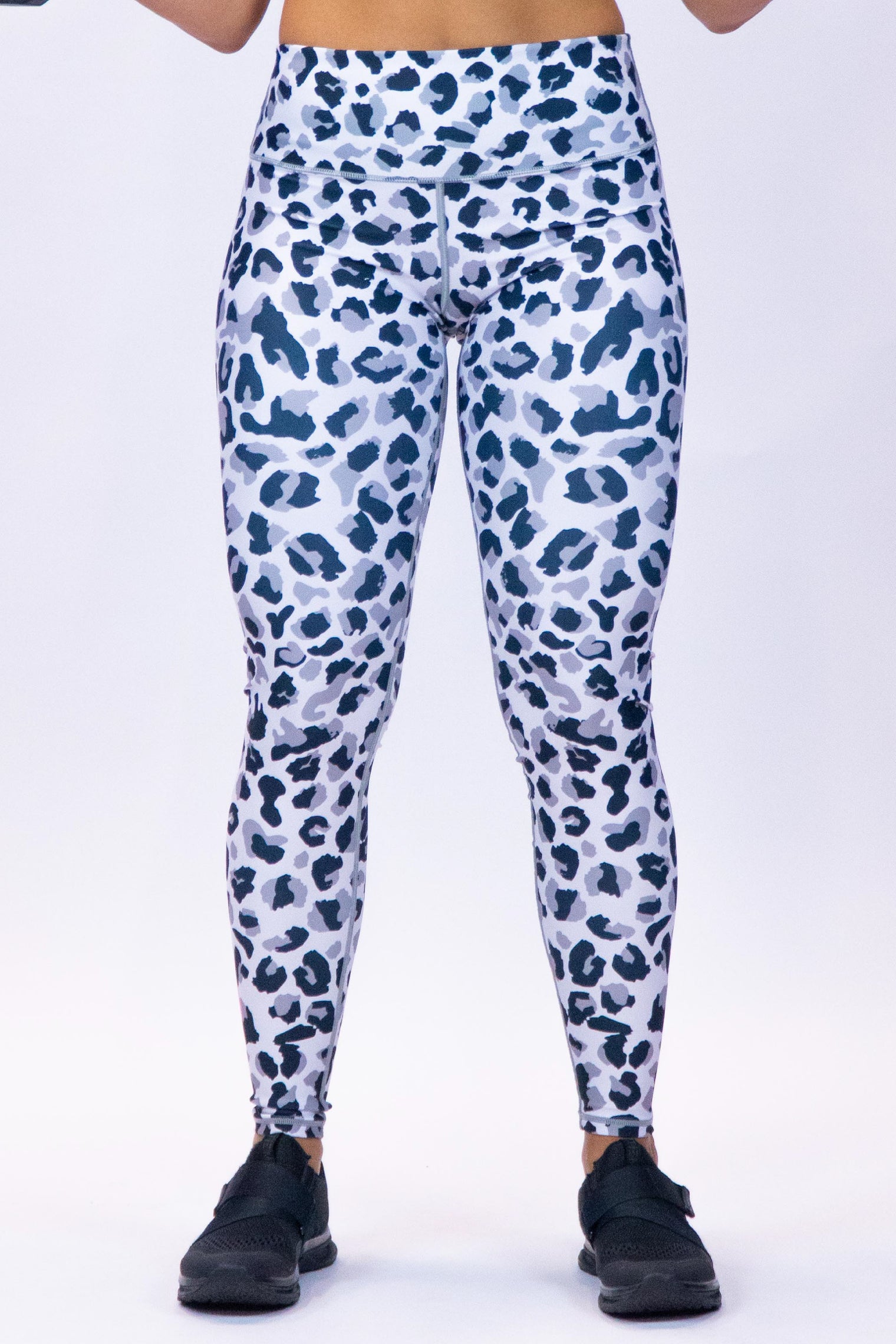 Performance High Waist Leggings Cheetah Gray