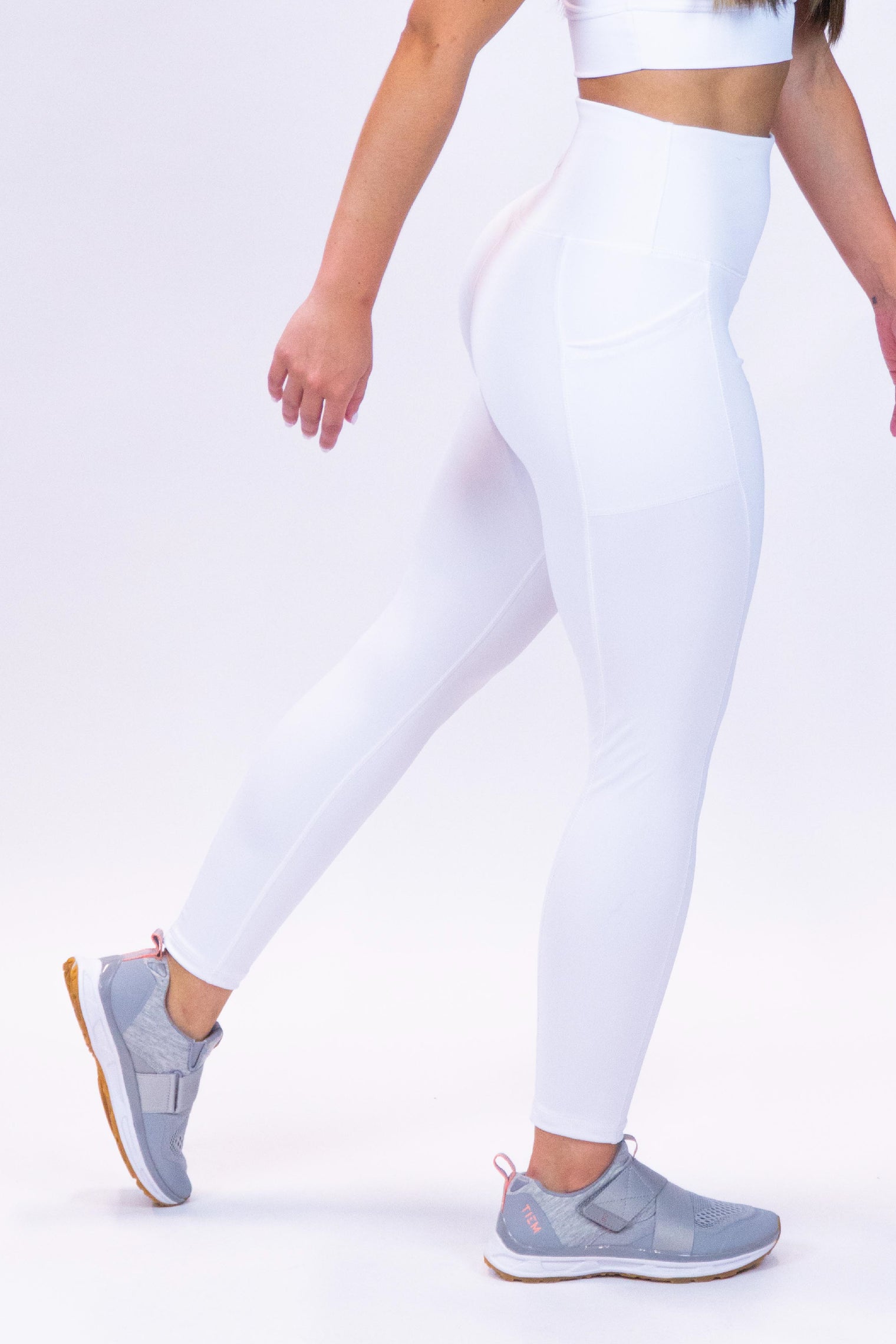 Comfort High Waist Legging Solid White