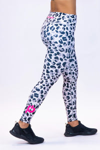 Performance High Waist Leggings Cheetah Gray