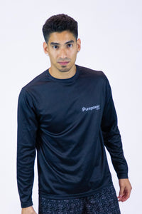 Men's Sport Long Sleeve Black/Gray