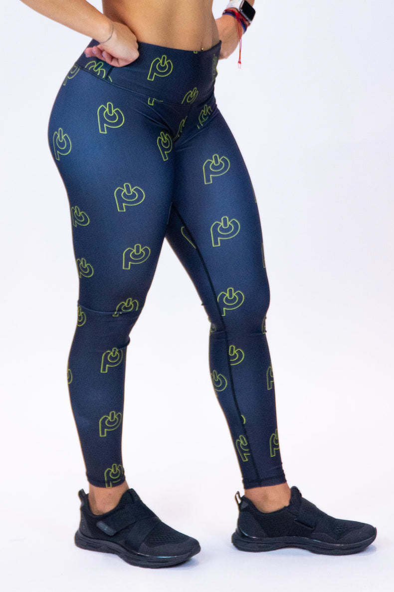 Performance High Waist Leggings Neon