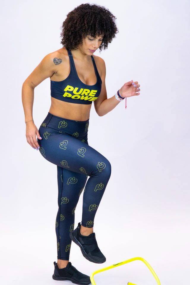 Performance High Waist Leggings Neon
