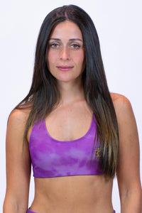 Impact Sports Bra Tie Dye Sangria