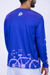 Men's UPF 50+ Long Sleeve Purple