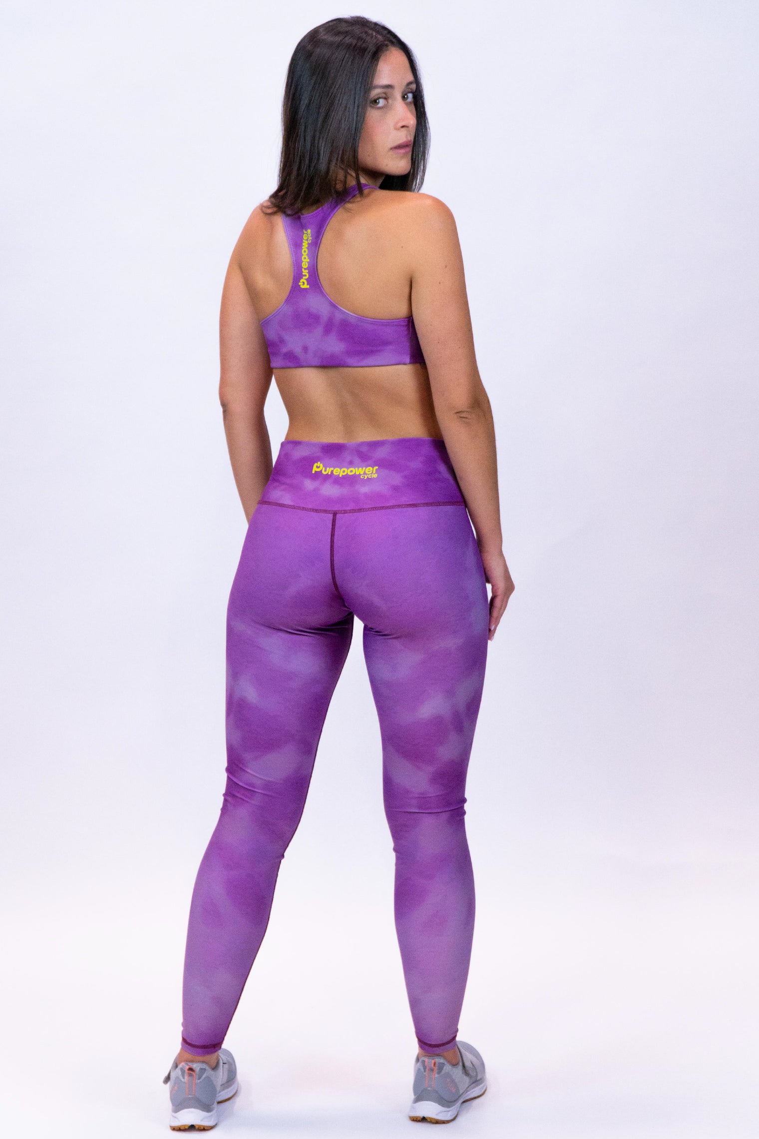 Performance High Waist Leggings Tie Dye Sangria