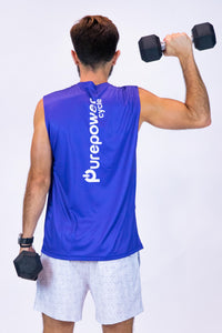 Men's Light Sleeveless Tee Purple