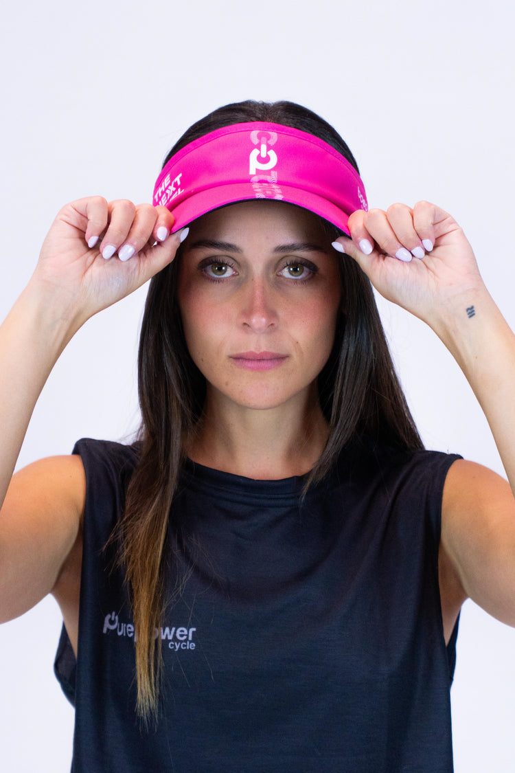Purepower Visor - Pink Chain P
