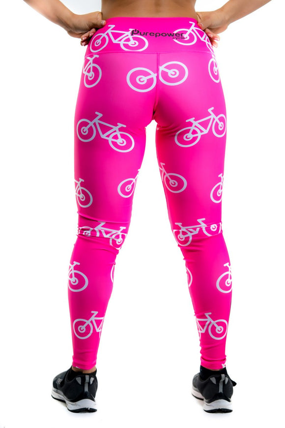 🚲 PurePower Cycle | Pink Bikes Leggings | Best price 2021