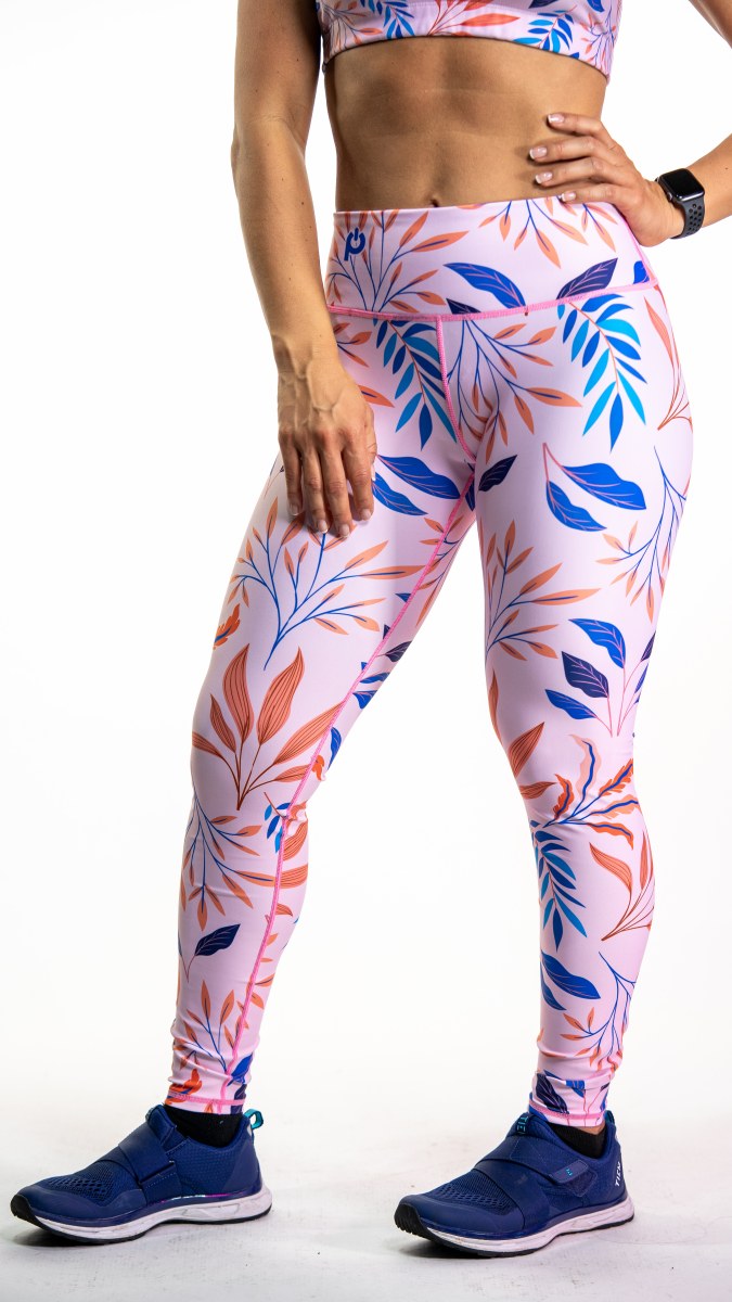 🚲 PurePower Cycle | Flora Dusty Pink Bikes Leggings | Best price 2021